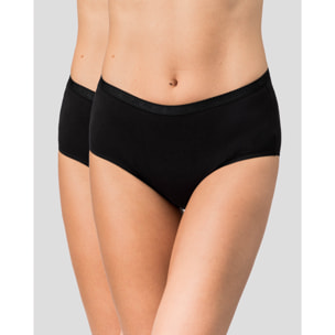 Pack de 2 bragas clásicas de algodón orgánico