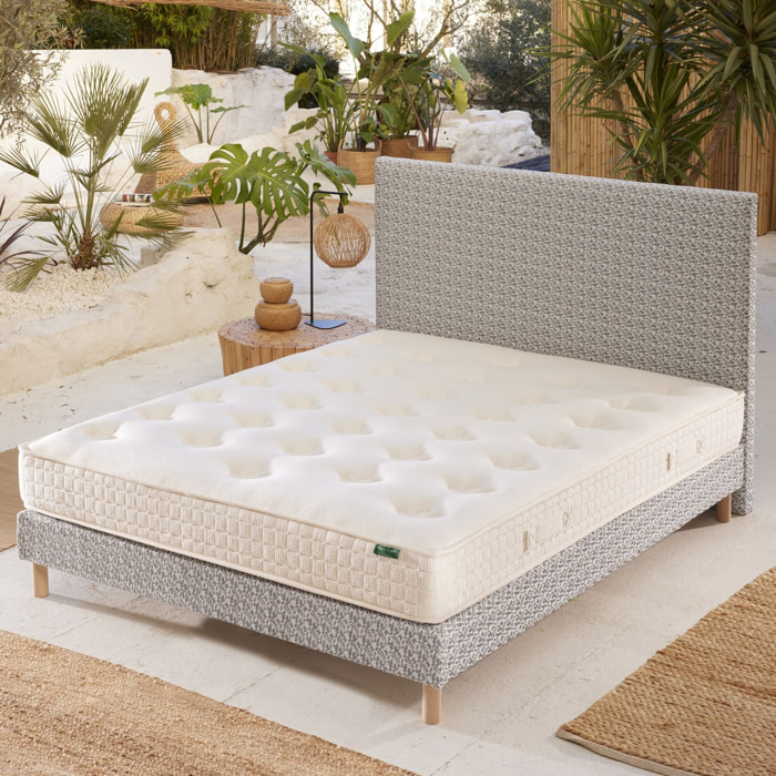 Ensemble matelas Le Latex Naturel + sommier + tête de lit