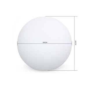 Boule lumineuse intérieur/extérieur LED sans fil 16 couleurs SPHÈRE LED