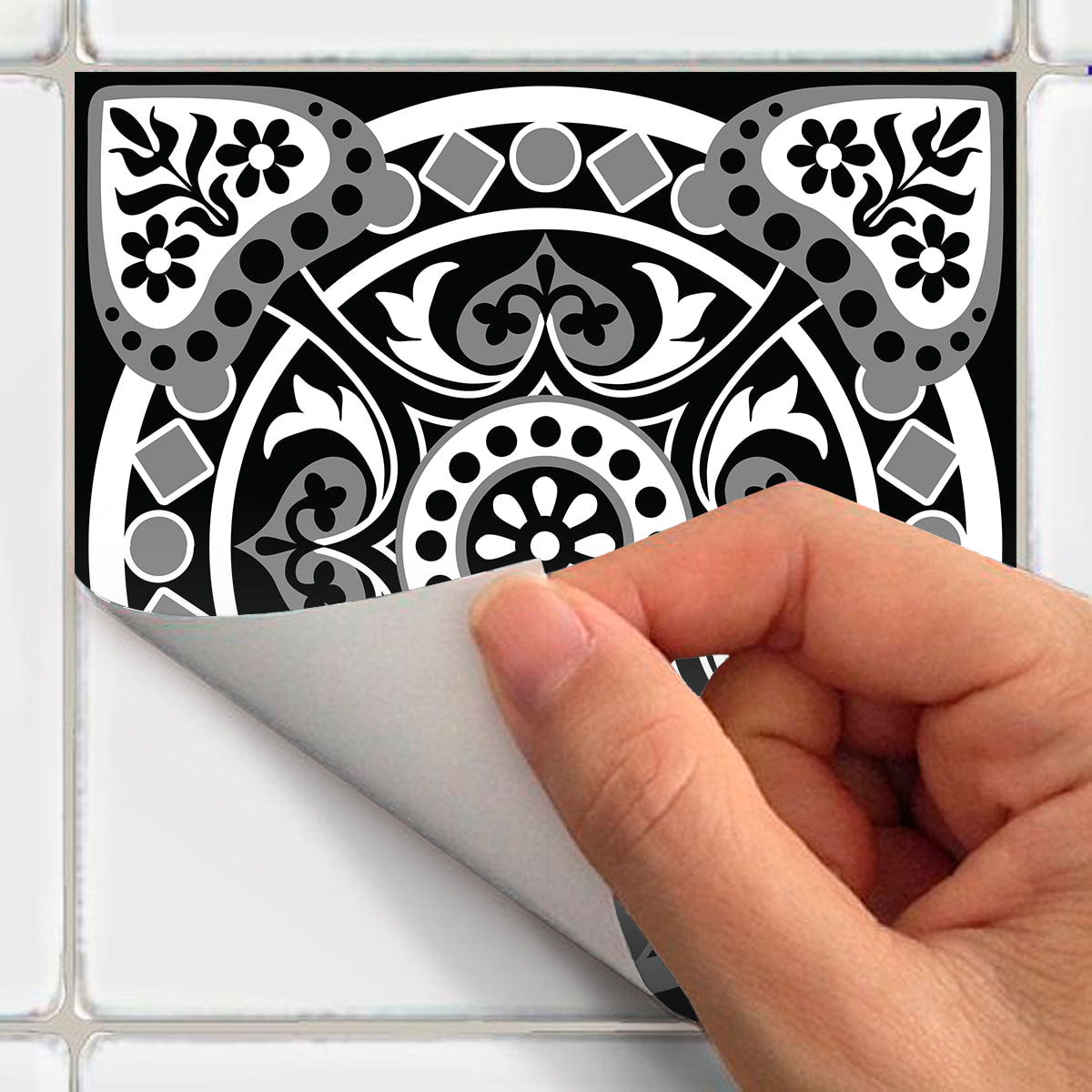 Stickers muraux - Sticker Mural Carrelage adhésif Cuisine Salle de Bain - 24 STICKERS CARRELAGES AZULEJOS SPRITZIANA