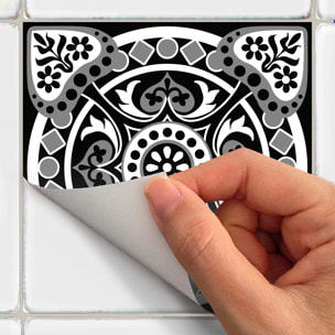 Stickers muraux - Sticker Mural Carrelage adhésif Cuisine Salle de Bain - 24 STICKERS CARRELAGES AZULEJOS SPRITZIANA