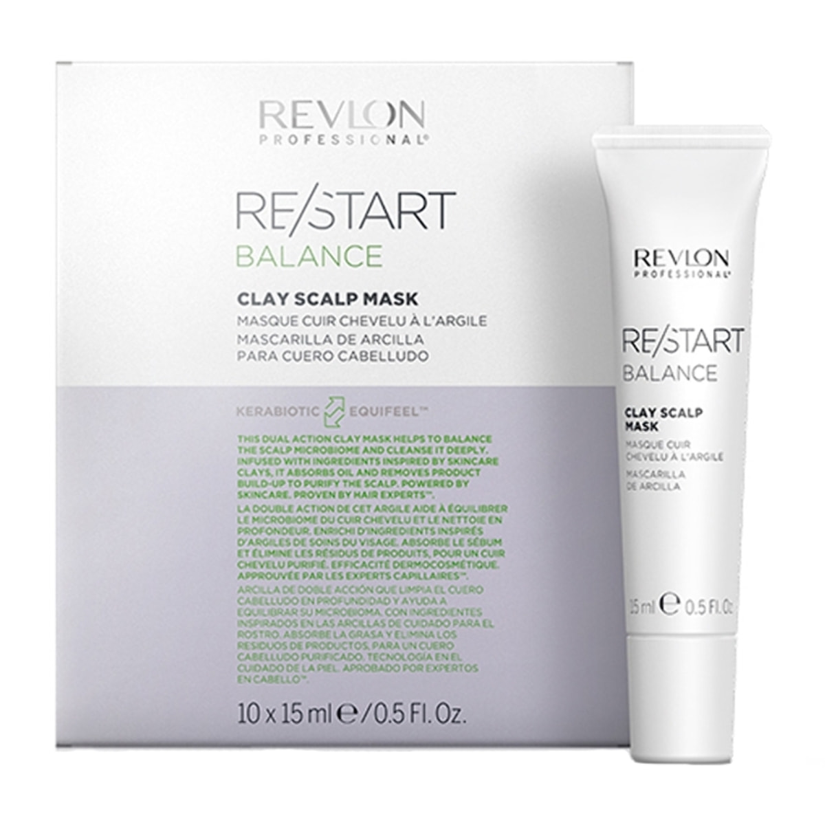 REVLON PROFESSIONAL Restart Balance Clay Scalp Mask 10x15ml