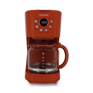 Cafetière electrique 1,5L brique RETRO