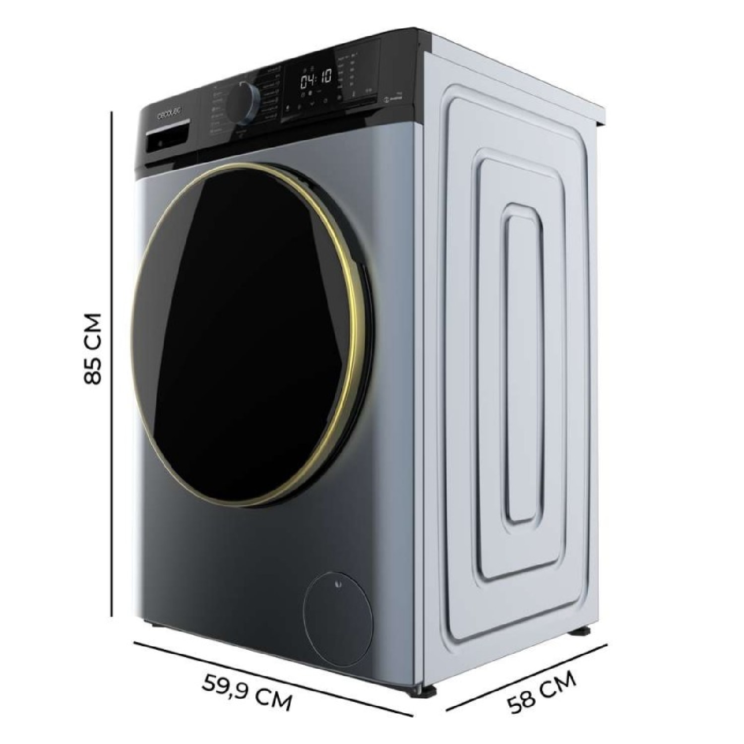 Cecotec Lavadora de carga frontal Bolero DressCode 9610 Inverter Ice Blue A