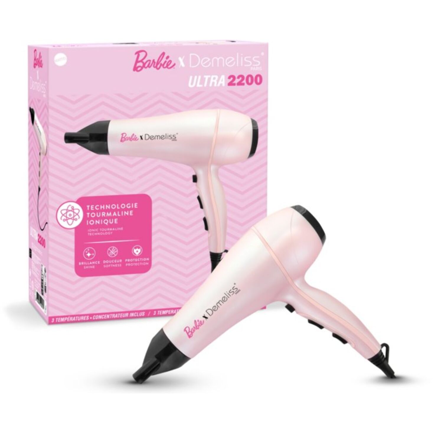 Sèche cheveux SAINT ALGUE Demeliss Ultra 2200 x Barbie