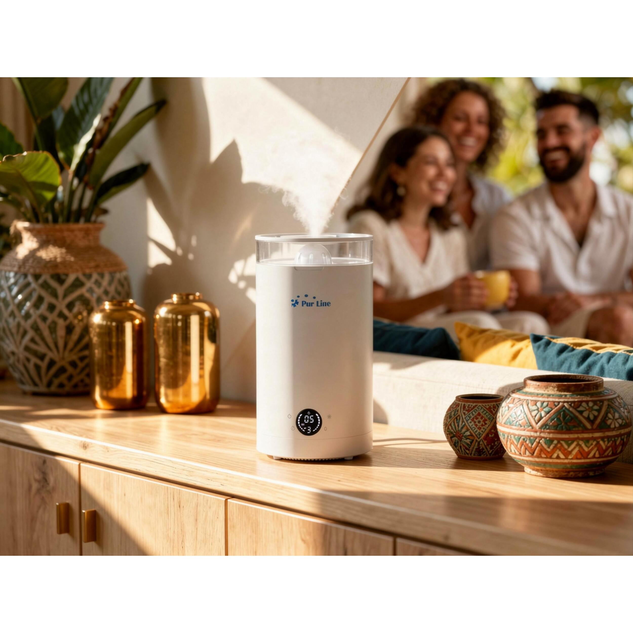 Humidificador ultrasónico de 27W vapor templado o frio para pequeñas superficies HYDRO 9 PURLINE