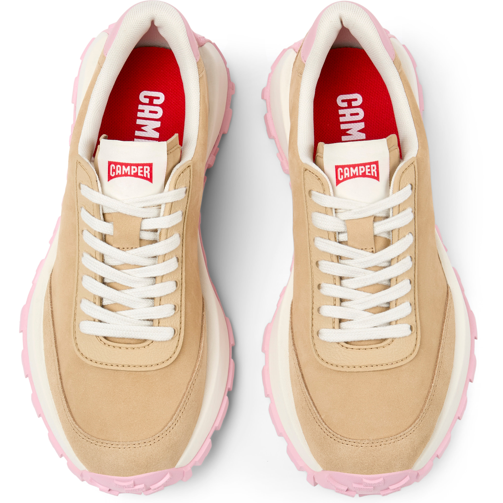 Sneakers - CAMPER Drift Trail - Beige - Pelle nabuk