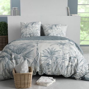 Parure Housse De Couette 3pcs 100% Coton 57 Fils SIERRA