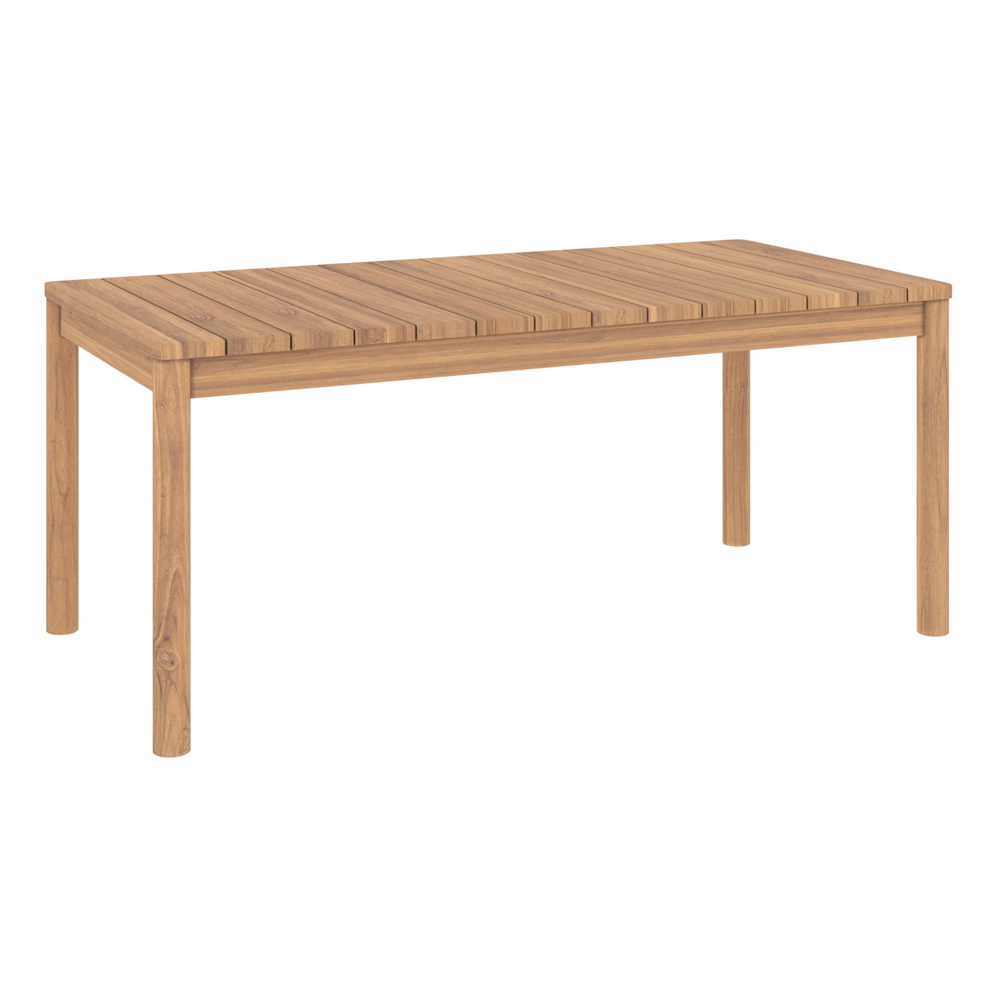 Table et chaises de jardin 8 personnes en teck massif - Kora