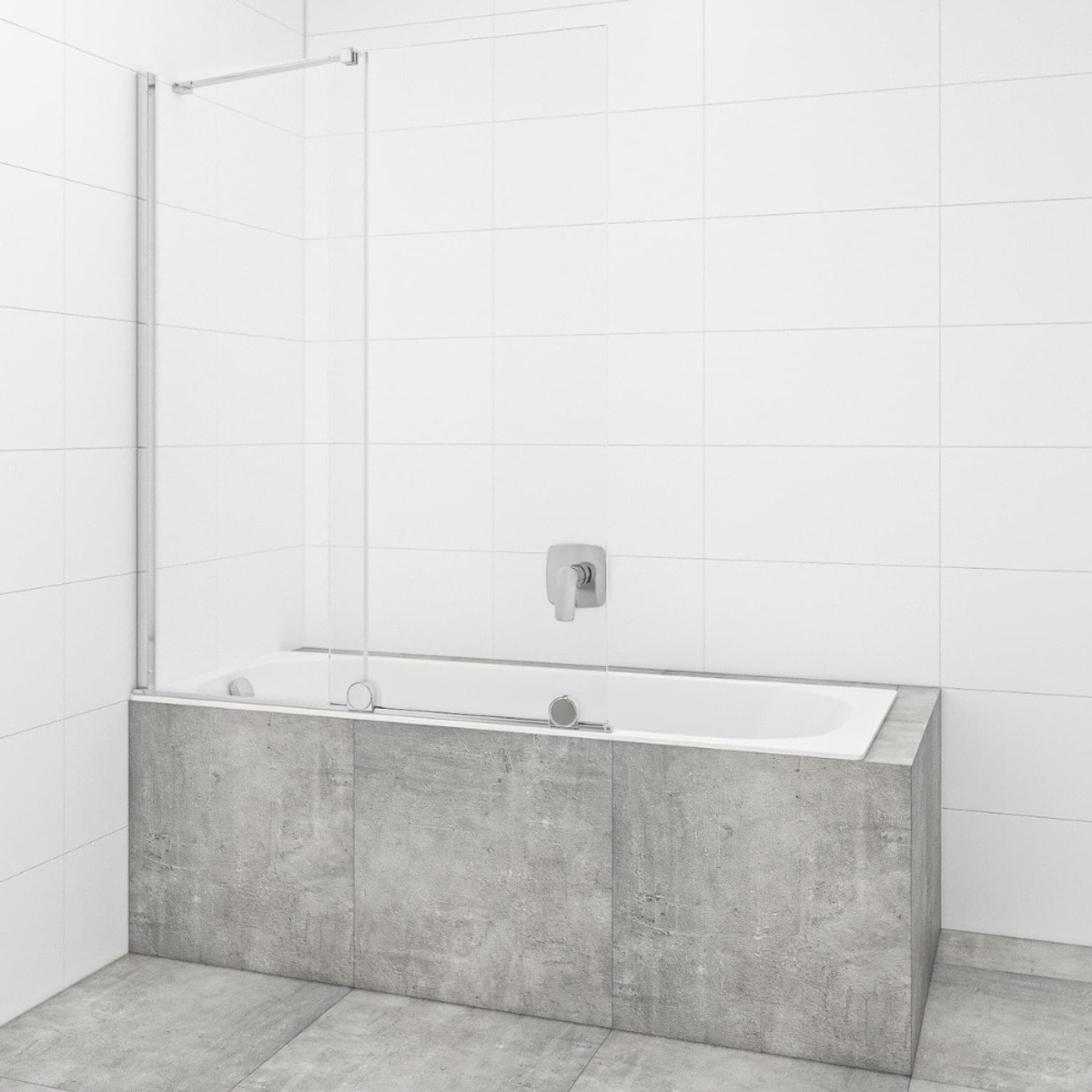 Walk-In Xmotion Pare baignoire 150x117,5 cm, chrome (SATWIXMVZ150)