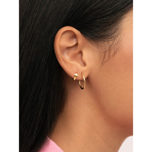 Orecchino Tiny Star Argento Placcato Oro