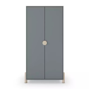 Armario juvenil Misty Dawn Verde Salvia - Oak Soft