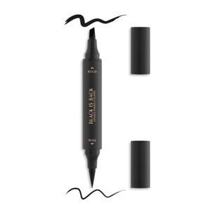 BLACK IS BACK – DOUBLE ENDED EYELINER Eyeliner nero a doppia punta in penna