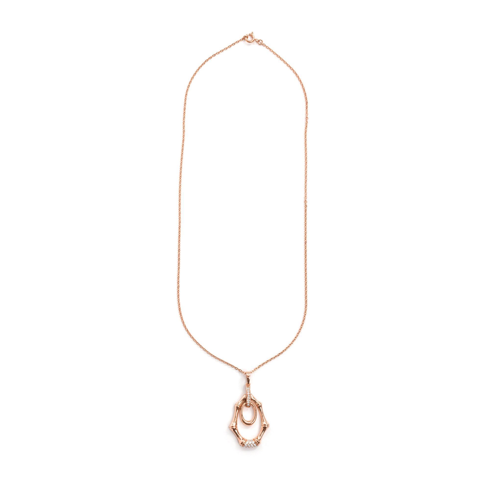 Collar Kormer acabado oro rosa 18k