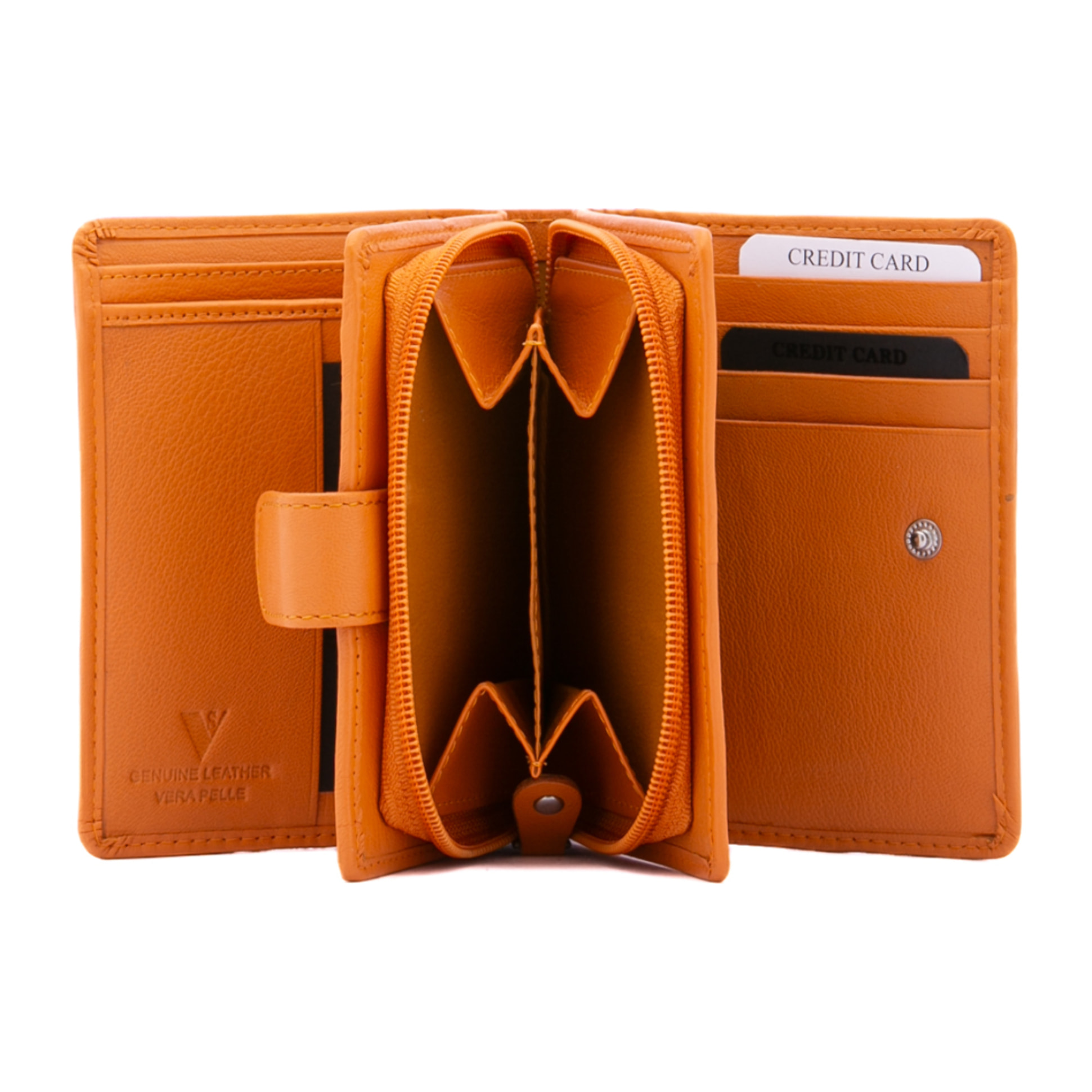 Portafoglio  da donna ecopelle Prodotto Vegano 13x9,5x4 cm