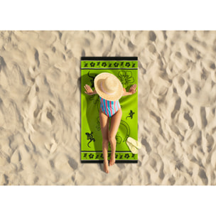 Telo Mare Grande 100x180 Spugna Maui Big Geko D11