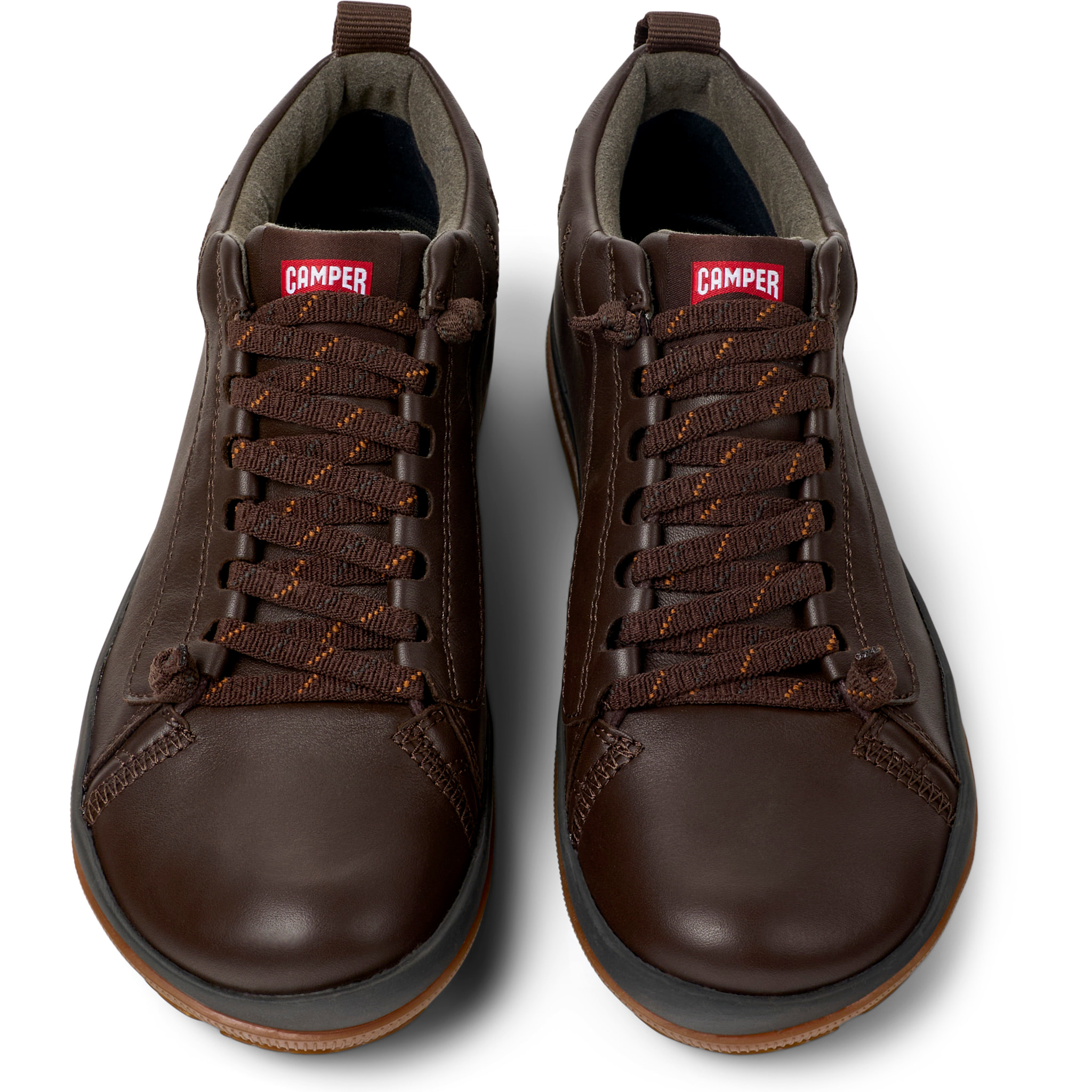 Botines - CAMPER Peu Pista GM - Marron - Cuero liso