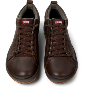 Botines - CAMPER Peu Pista GM - Marron - Cuero liso
