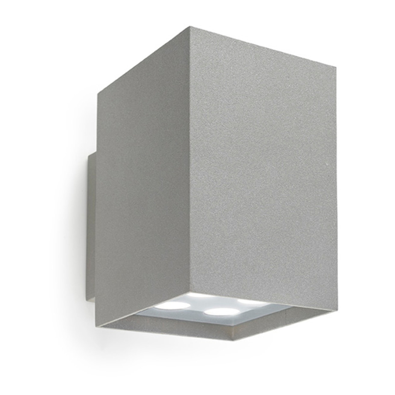 LEDS C4 Aplique IP65 Afrodita Power LED Double Emission LED 21.6 Blanco cálido - 3000K ON-OFF Gris 1324lm