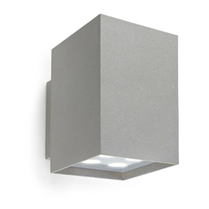 LEDS C4 Aplique IP65 Afrodita Power LED Double Emission LED 21.6 Blanco cálido - 3000K ON-OFF Gris 1324lm