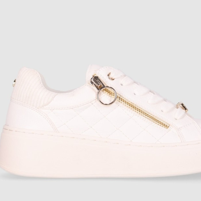 Deportivos - Blanco - Tacón: 5 cm