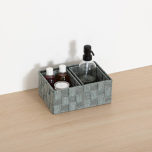 Lot de 3 paniers Lise vert