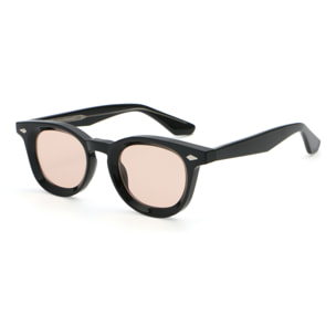 Gafas de sol OCEAN KYOTO - Negro brillante / Transparente rosa