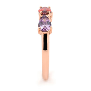 Anillo Prazma acabado oro rosa 18k