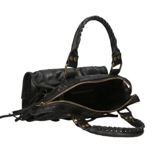 Borsa a spalla da donna - Modello Erisia - Vera pelle - 25.0 x 15.0 x 10.0 cm