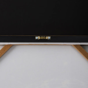 Toile imprimée encadrée Lupita noir 58x78cm