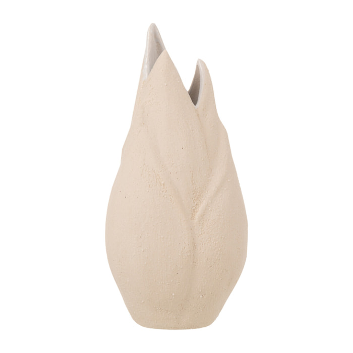 J-Line vase Sable - céramique - beige - small - 26 cm de hauteur