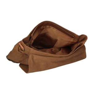 Borsa a mano unisex - Modello Minerva - Canvas e pelle - 30.0 x 40.0 x 12.0 cm