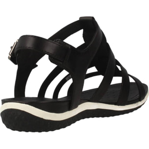 Sandalias Mujer de la marca GEOX  modelo D SANDAL VEGA NEGRO
