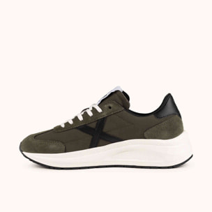 MUNICH AGORA 05 Sneakers de estética urbana y técnica verdes y negras