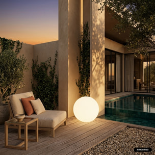 Boule lumineuse intérieur/extérieur LED sans fil 16 couleurs SPHÈRE LED