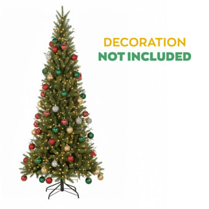 Sanoma - Albero di Natale Tradizionale in PE e PVC Ø119x240H cm, 1408 Punte