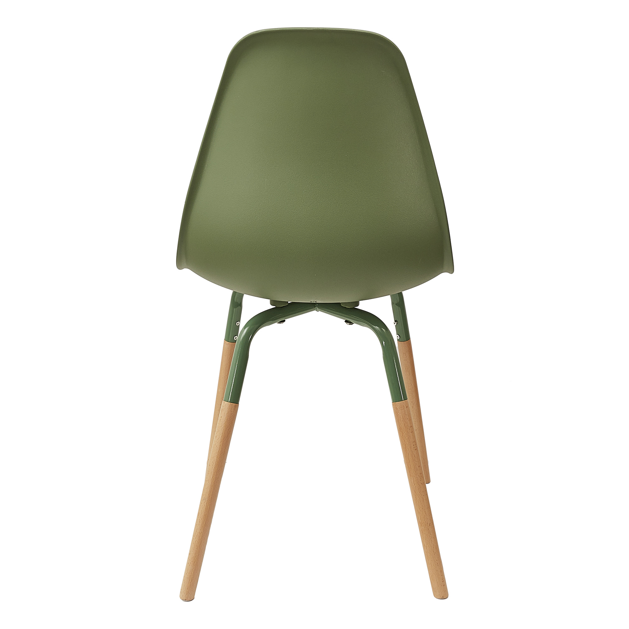 Chaise Scandinave Phenix Vert - Lot de 4