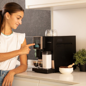 Cecotec Cafetera Superautomática Cremmaet Compactccino Black Rose