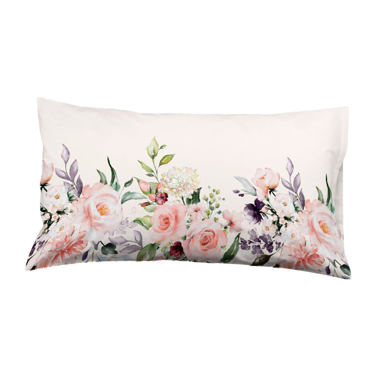 2 Fundas de almohada 50x80 cm El Caballo ROSES - 100% algodón -