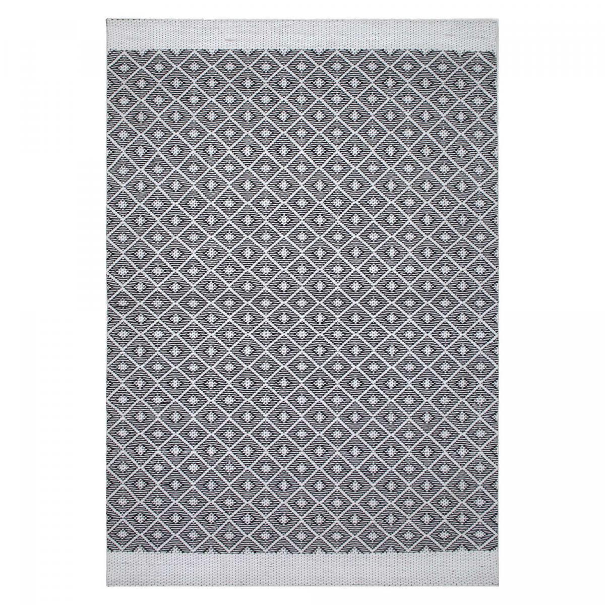 Tapis Kilim épais Muve, tissé à plat à à la main à base de plastique recyclé