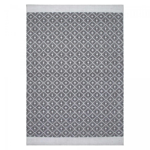 Tapis Kilim épais Muve, tissé à plat à à la main à base de plastique recyclé