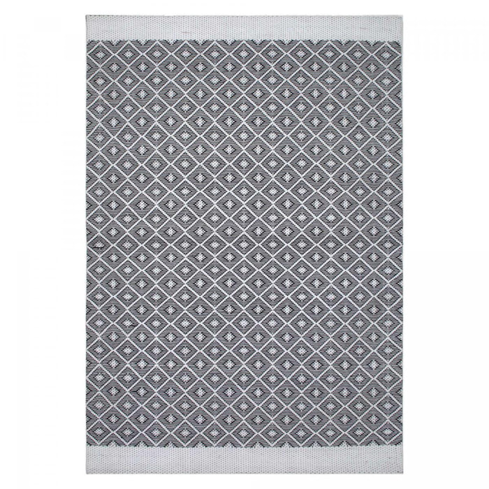 Tapis Kilim épais Muve, tissé à plat à à la main à base de plastique recyclé