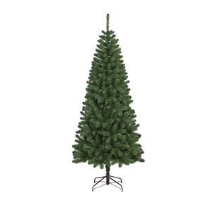 Albero di Natale 210 cm Comet, Pino artificiale, Albero effetto reale, Alberello natalizio extra folto, 94x94 h210 cm, Verde