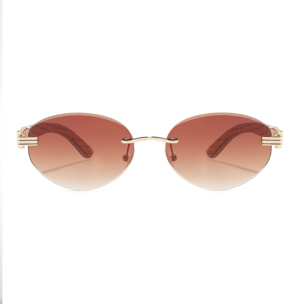 Gafas de Sol Feler 1820-2 Polarizadas de Madera Unisex 57 mm
