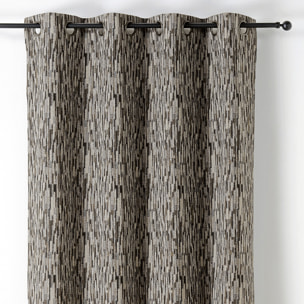 Rideau design aquarelle - Gris