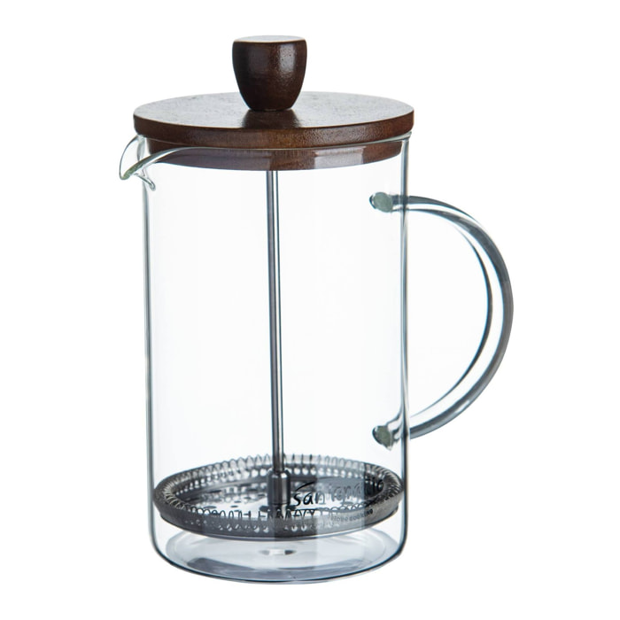Cafetera de émbolo san ignacio de vidrio borosilicato ø15,8x10x18,8cm