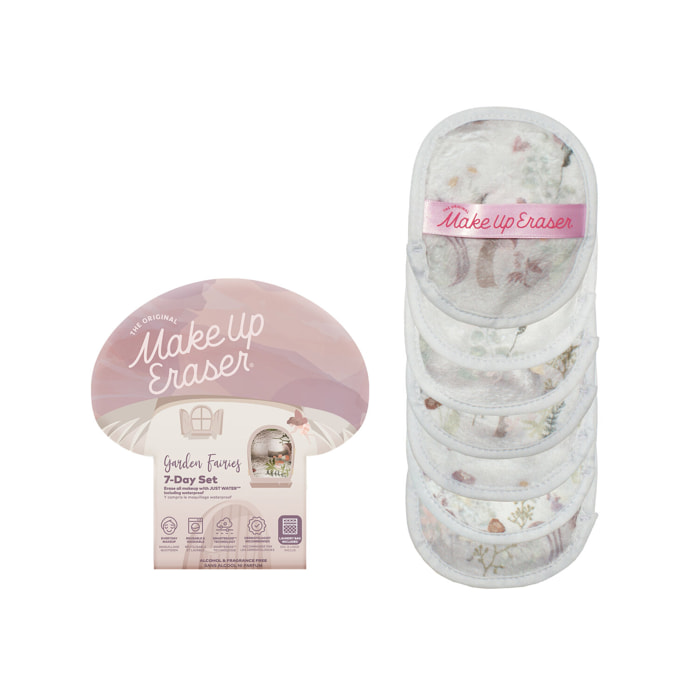 Garden Fairies - 7-Day Set - Serviette Démaquillante Réutilisable x7