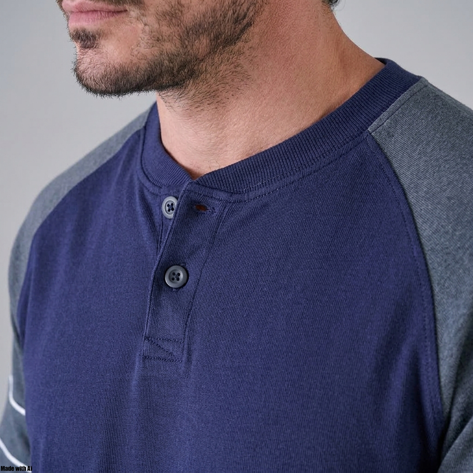 Navigare Pigiama da Uomo in Cotone Interlock Art. 842030 Blu Navy