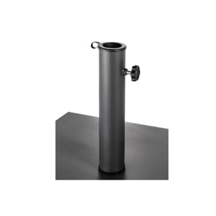 Pied de parasol carré Anthracite