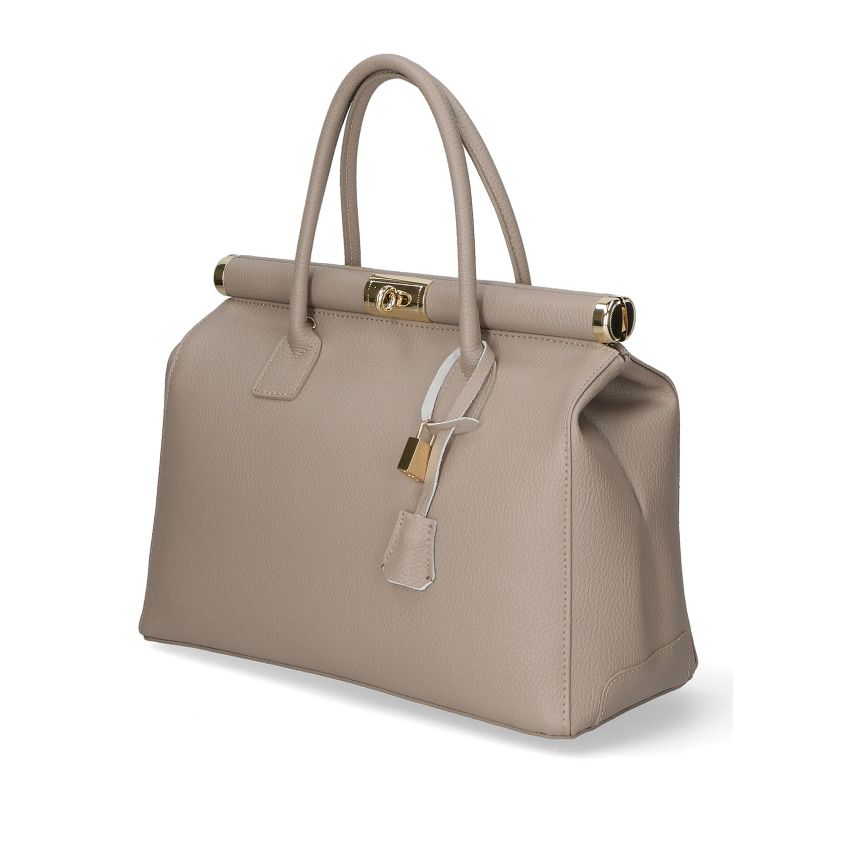 Borsa a mano da donna - Modello Aleria - Vera pelle - 35.0 x 26.0 x 16.0 cm